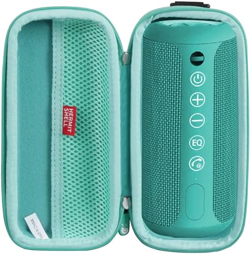 Hermitshell Estuche rígido de viaje para Ortizan Altavoz Bluetooth portátil IPX7 Altavoz inalámbrico impermeable (verde azulado)