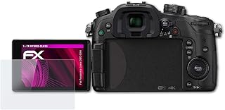 atFoliX Plastic Glass Protective Film compatible with Panasonic Lumix DMC-GH4 Glass Protector, 9H Hybrid-Glass FX Glass Screen Protector of plastic