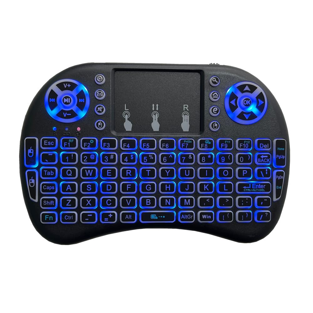 Amazon | Mini キーボード i8 2.4G マウス タッチパッド付きワイヤレス
