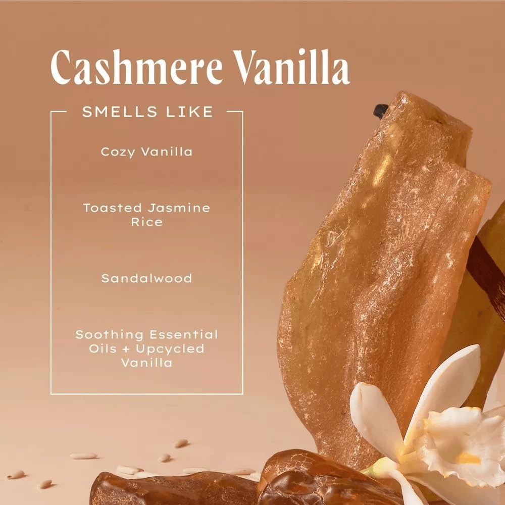 Being Frenshe Cashmere Vanilla Bath Salts, Magnesium Bath Salts Infused with Essential Oils, Vitamin E & Dong Quai - 16 fl oz / 454g