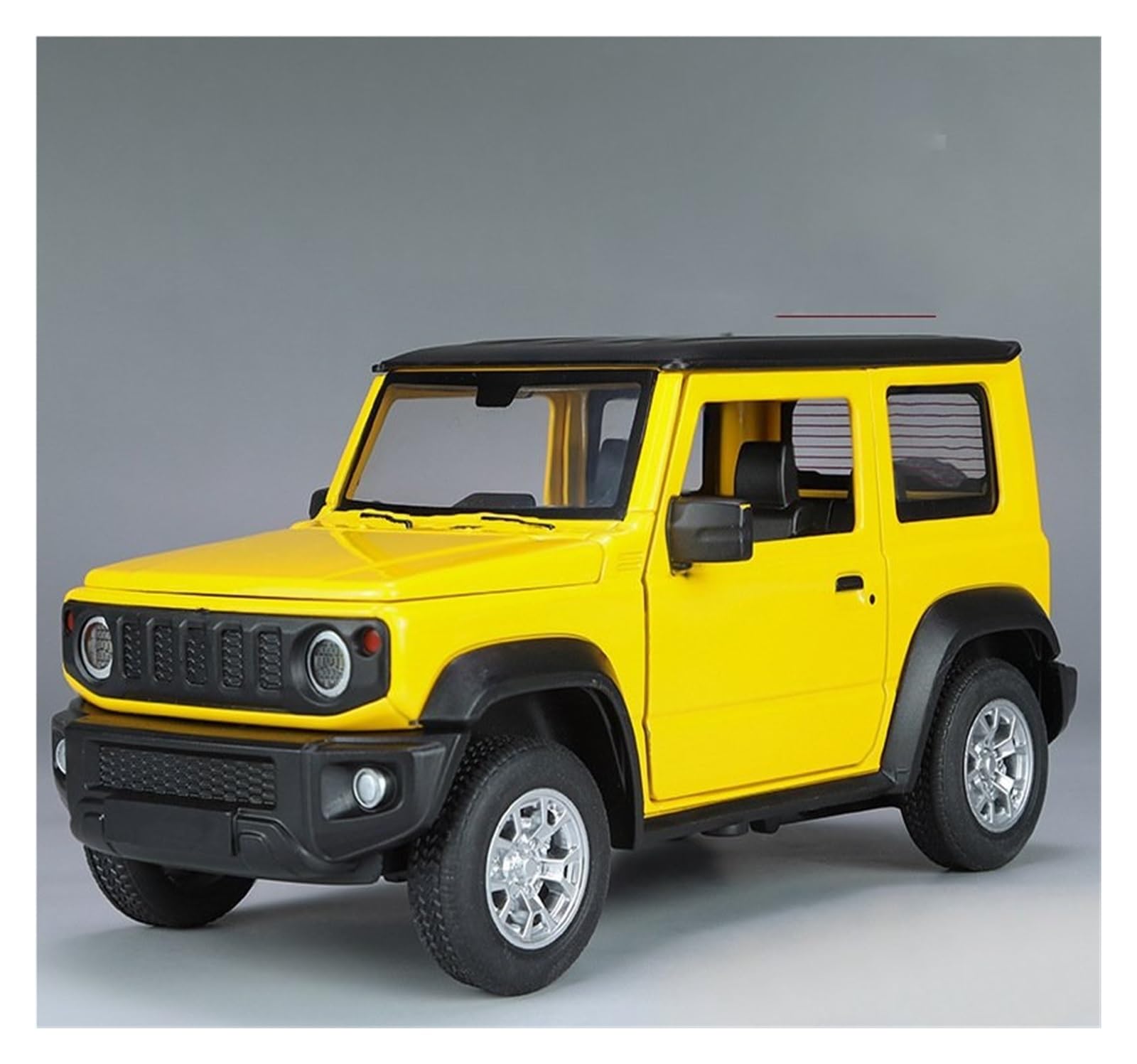 MOCALUX Scale Die-Cast Model Car 1:24 For Suzuki For Jimny Diecast Metal Alloy Car Model Hobby(Yellow)