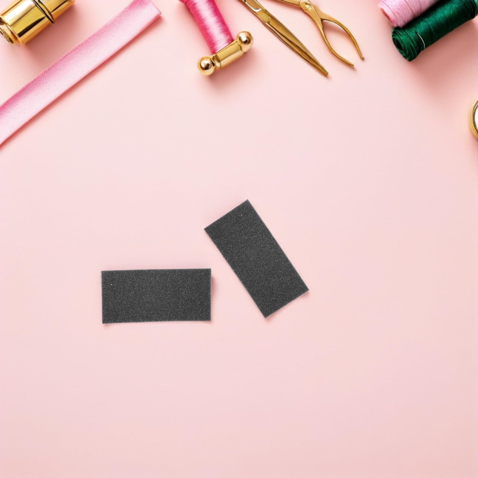 Perchas para Pantalones y Faldas Pinzas Antideslizantes de Esponja Negra, Protección contra Arrugas para Secado y Espacios Compactos, Paquete de 1000 Unidades