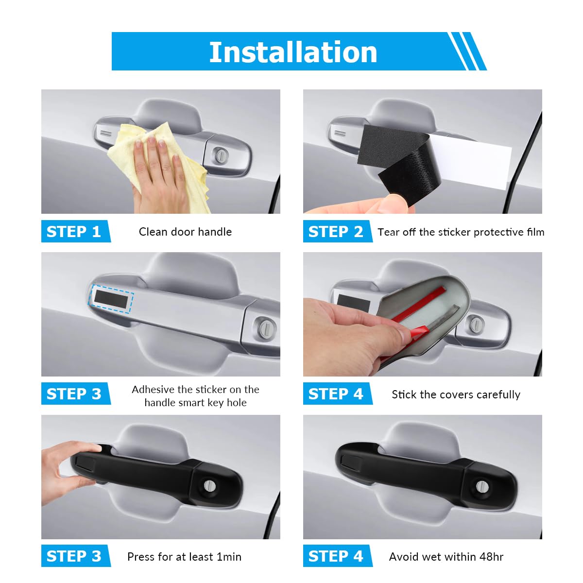 Amazon.com: DLOVEG Exterior Door Handle Cover Compatible for 2019