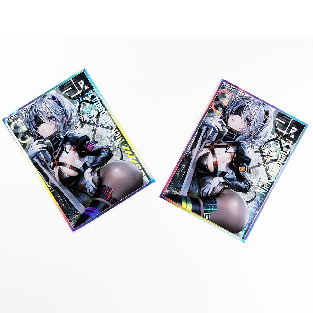 Amazon.com: 60ct (NieR) 67x92mm Holographic Standard Size Cards