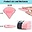 8 Pcs Cotton Powder Puff Face,JASSINS Triangle super soft Both dry and wet Makeup Setting Puff,For Concealer/Loose Powder/Body Powder/Foundation/Blush Makeup Sponge Set (Black,pink)