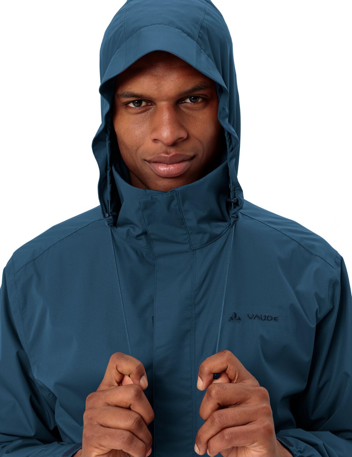 VAUDE Męska kurtka przeciwdeszczowa Escape Light, wodoszczelna kurtka outdoorowa, oddychająca kurtka wiatrówka z kapturem, chroniąca klimat kurtka turystyczna