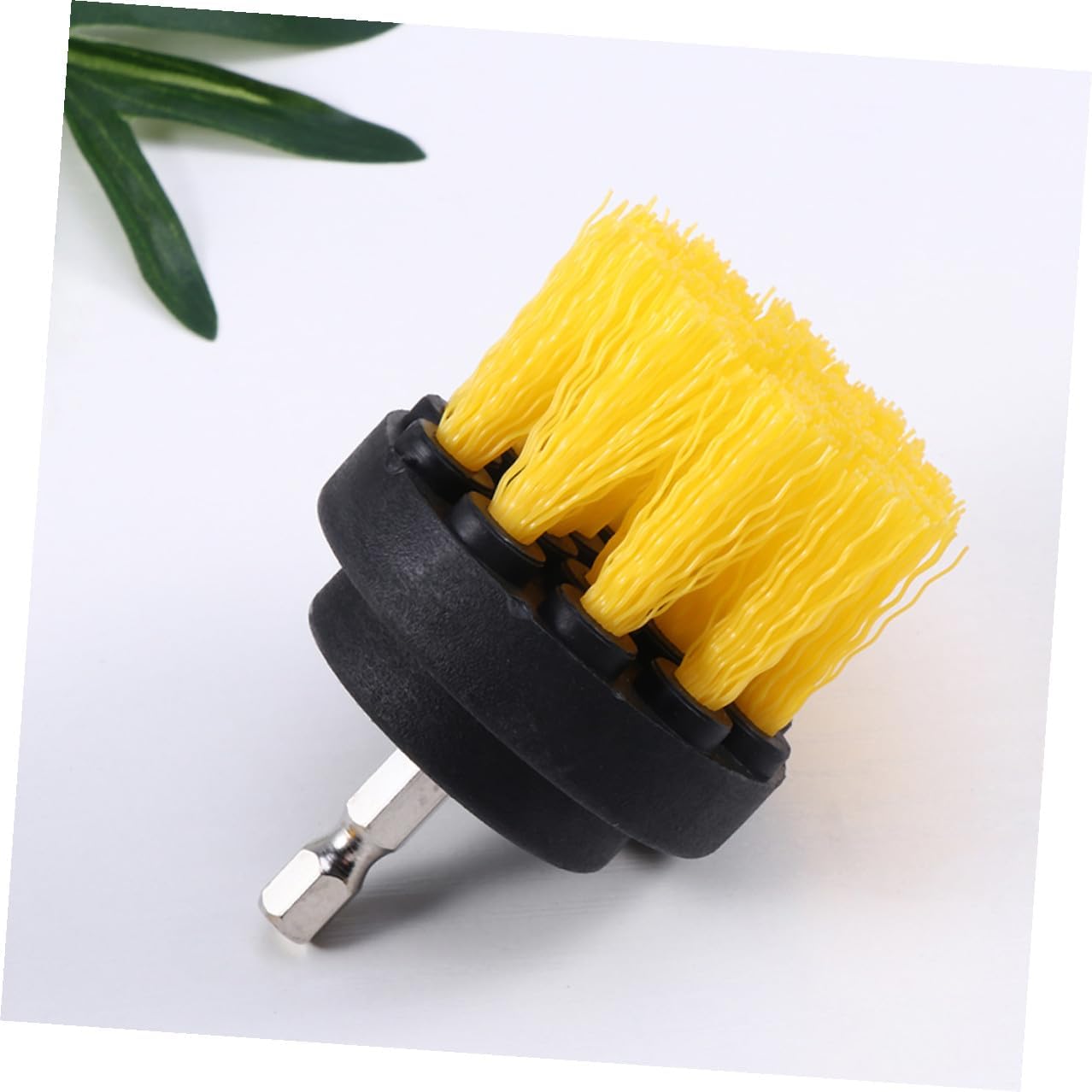 9pcs Drill Brush Set Car Cleaning Tools Auto Detailing Scrubber Brush Attachment for Wheels Upholstery and Interior Cleaning