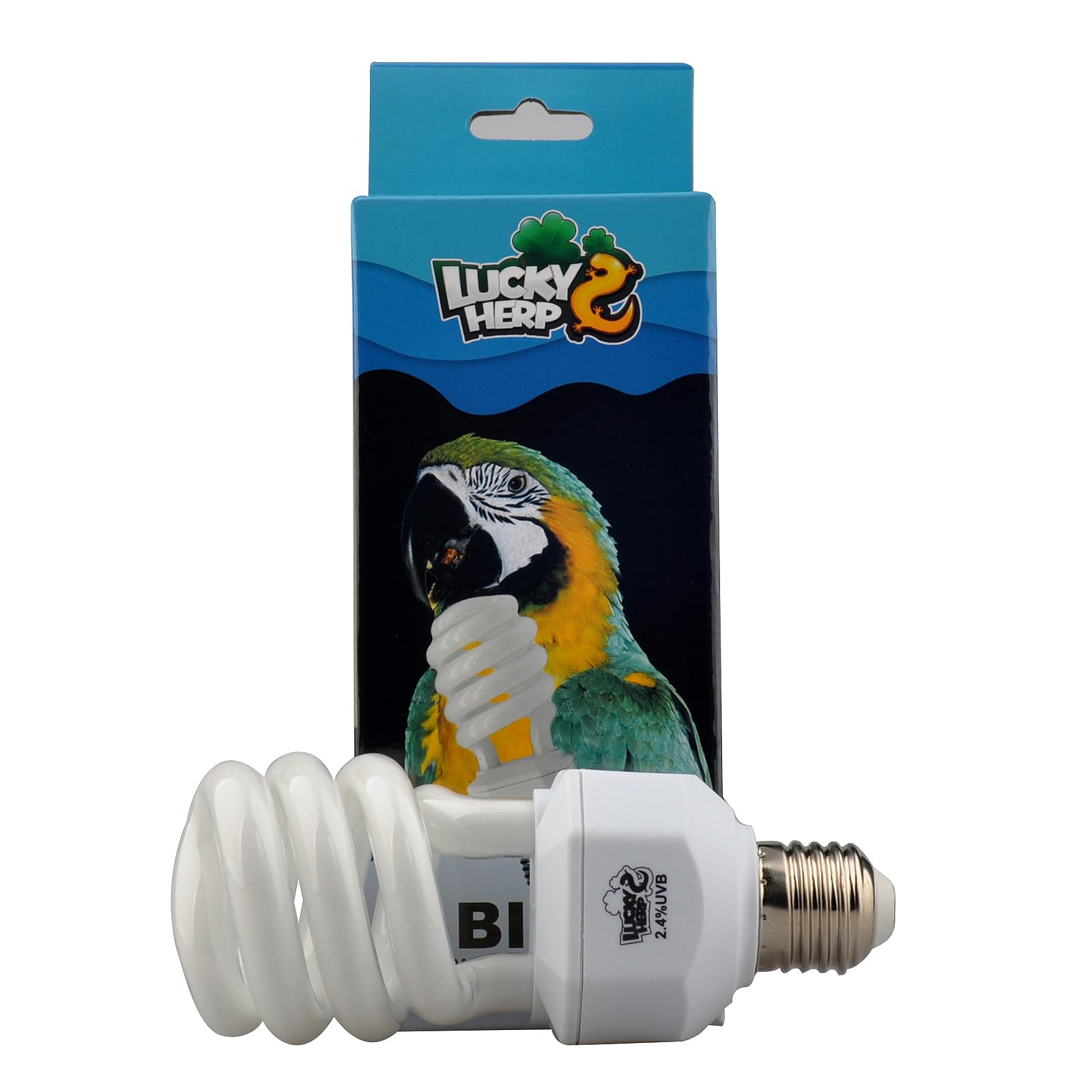 LUCKY HERPCompact Bird Lamp Lighting Bulb, 2.4% UVB, 20W,E27,Screw Thread