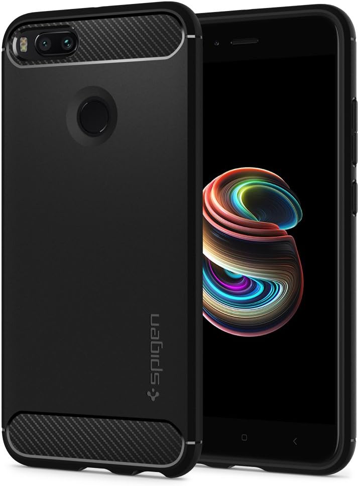 Spigen Rugged Armor Designed for Xiomi Mi A1 Case (2017) / Designed for Mi 5X Case (2017) - Black