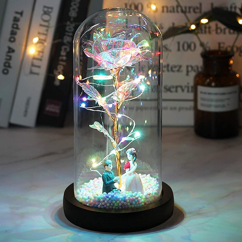 ゴールドローズ LEDライト付き 造花 電池式 金メッキローズ Amazon｜バラ 造花 Lechin 24Kゴールドローズ 枯れない花 金メッキ LED