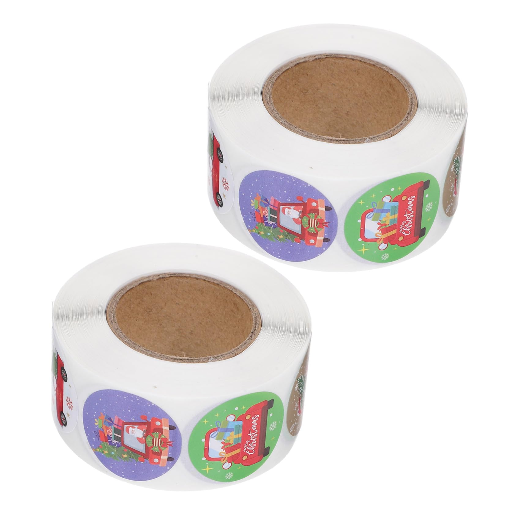 Operitacx 15rotoli Adesivi Decorativi Natalizi Di Sticker Per Chiusura Regali Etichette Versatili Per Pacchetti Buste e Scatole Facili Da Usare e Personalizzare Design Leggero e Portatile