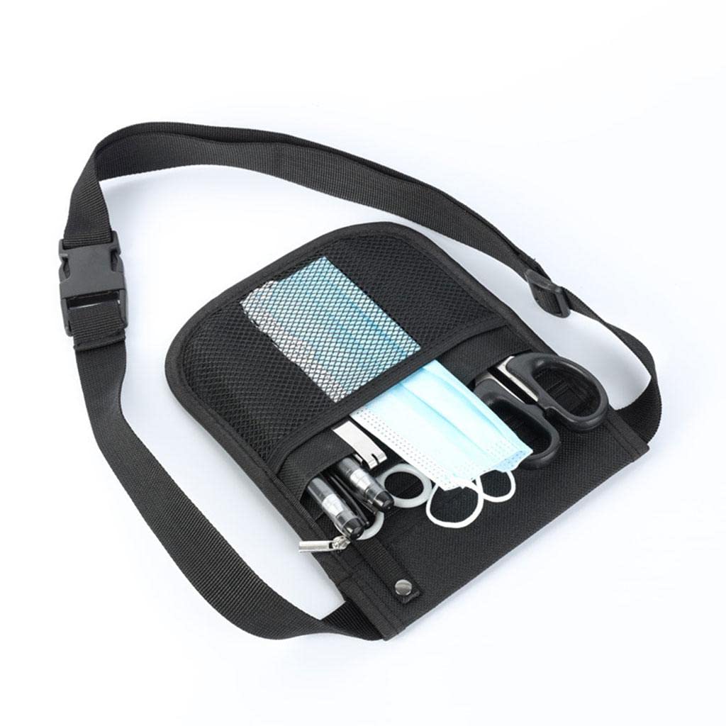 2 Sacs de Rangement pour Ceinture d'allaitement, Poche Supplémentaire, Multi-Compartiments, Portables, Bandoulière, pour Ciseaux et Accessoires de