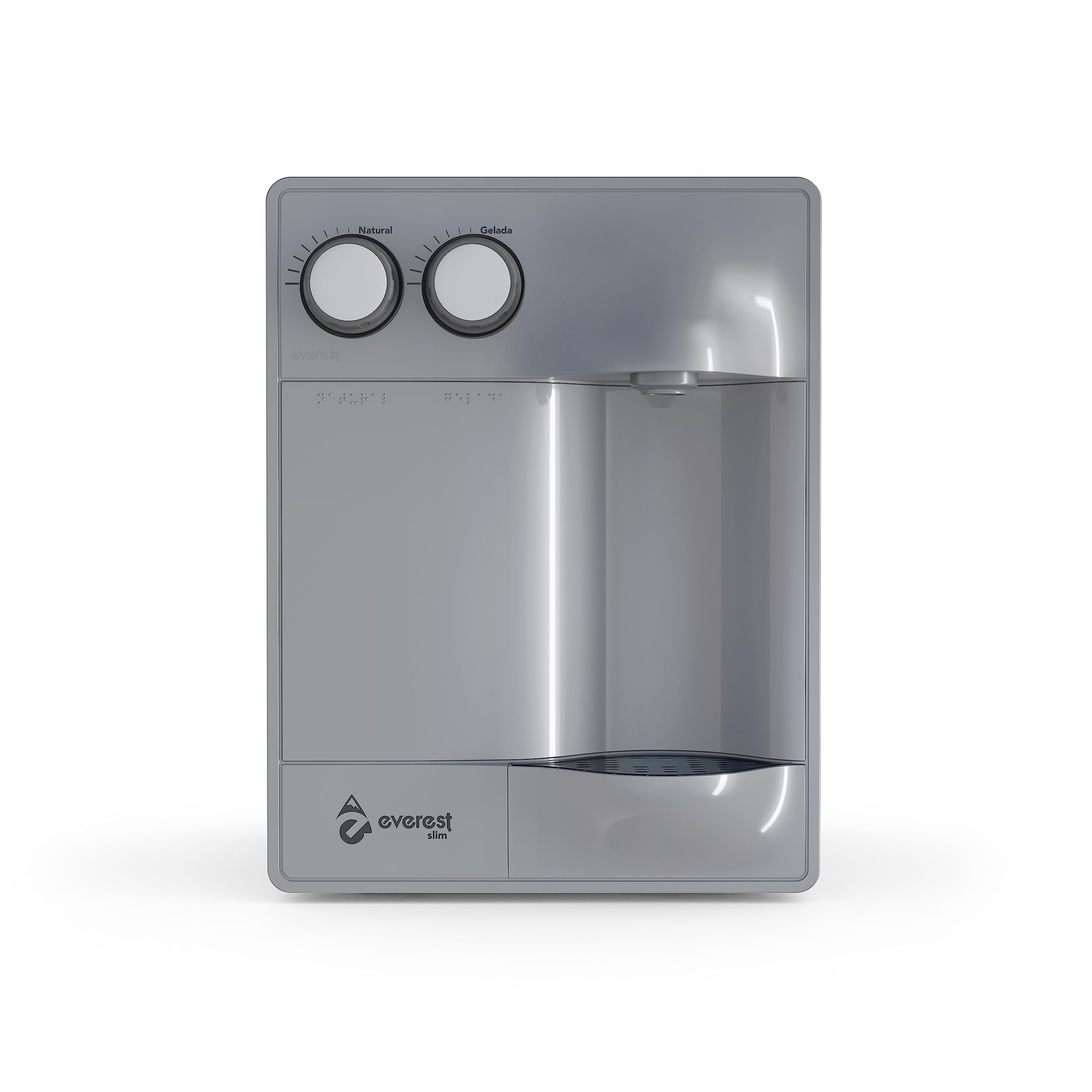 Purificador Água Refrigerado Por Compressor Soft Slim Prata 127V