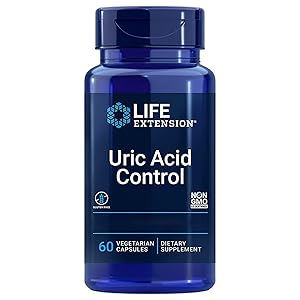 Life Extension, Uric Acid Control, Terminalia bellirica 500mg, 60 Vegan Capsules, Laboratory Tested, Gluten-Free, Vegetarian, SOYA-Free, Non-GMO Life Extension, Uric Acid Control, Terminalia bellirica 500mg, 60 Vegan Capsules, Laboratory Tested, Gluten-Free, Vegetarian, SOYA-Free, Non-GMO