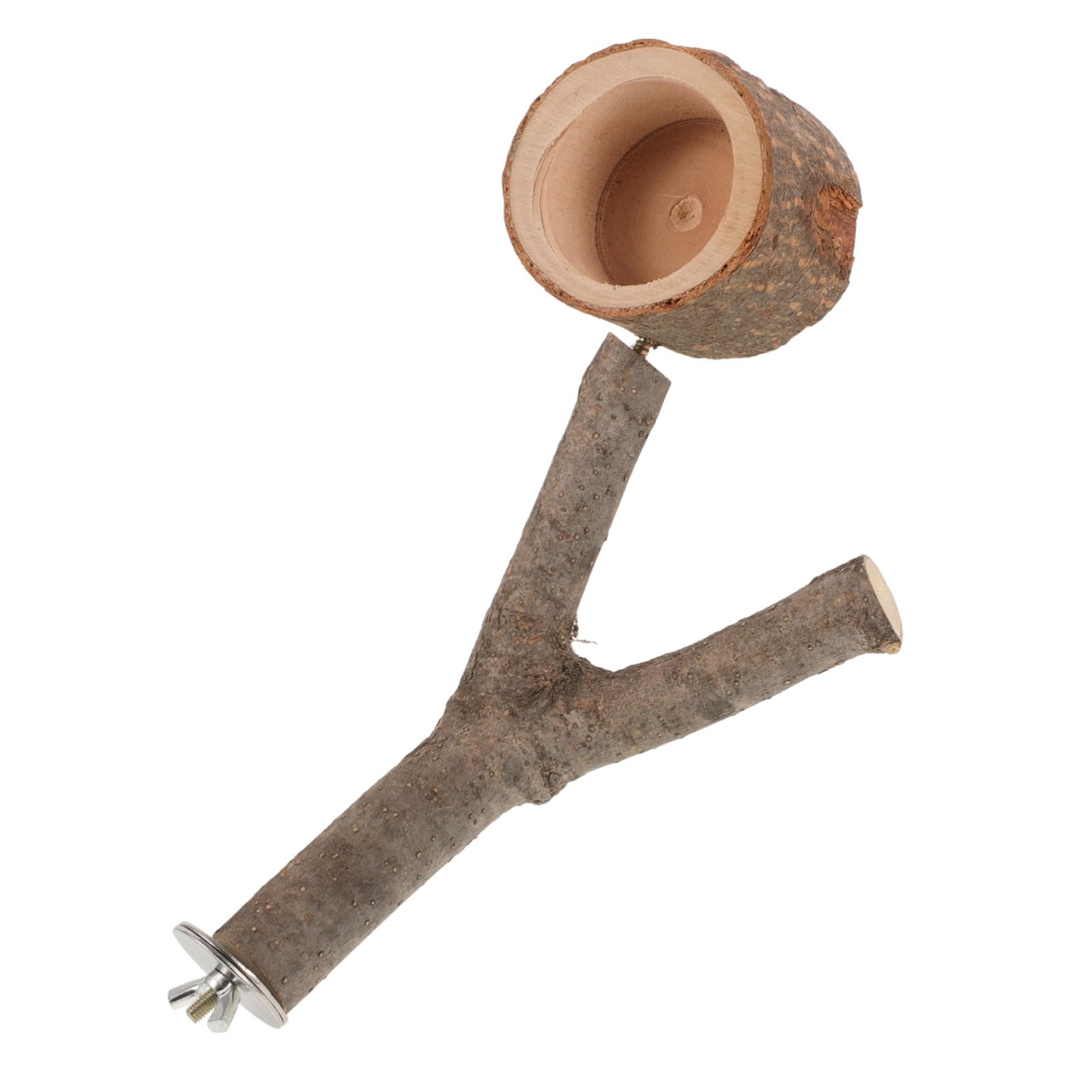 BESPORTBLE 5pièces Perchoir pour Oiseaux Naturel avec Support Alimentaire Plateforme pour Perruches Et Oiseaux Exotiques Accessoire Pratique