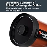 Celestron NexStar 6SE Computerized Telescope – 6-Inch Schmidt-Cassegrain Optical Tube – Fully Automated GoTo Mount with SkyAlign – Ideal for Beginners and Advanced Users – 40,000+ Object Database