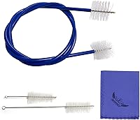Vista 1 de Juego de cepillos de limpieza de trompeta, kit de cuidado de limpieza de trompeta de 3 piezas, accesorio de mantenimiento de instrumentos musicales