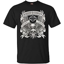 Men's Fastened Cotton Short Sleeve Crew-Neck Tee, Black