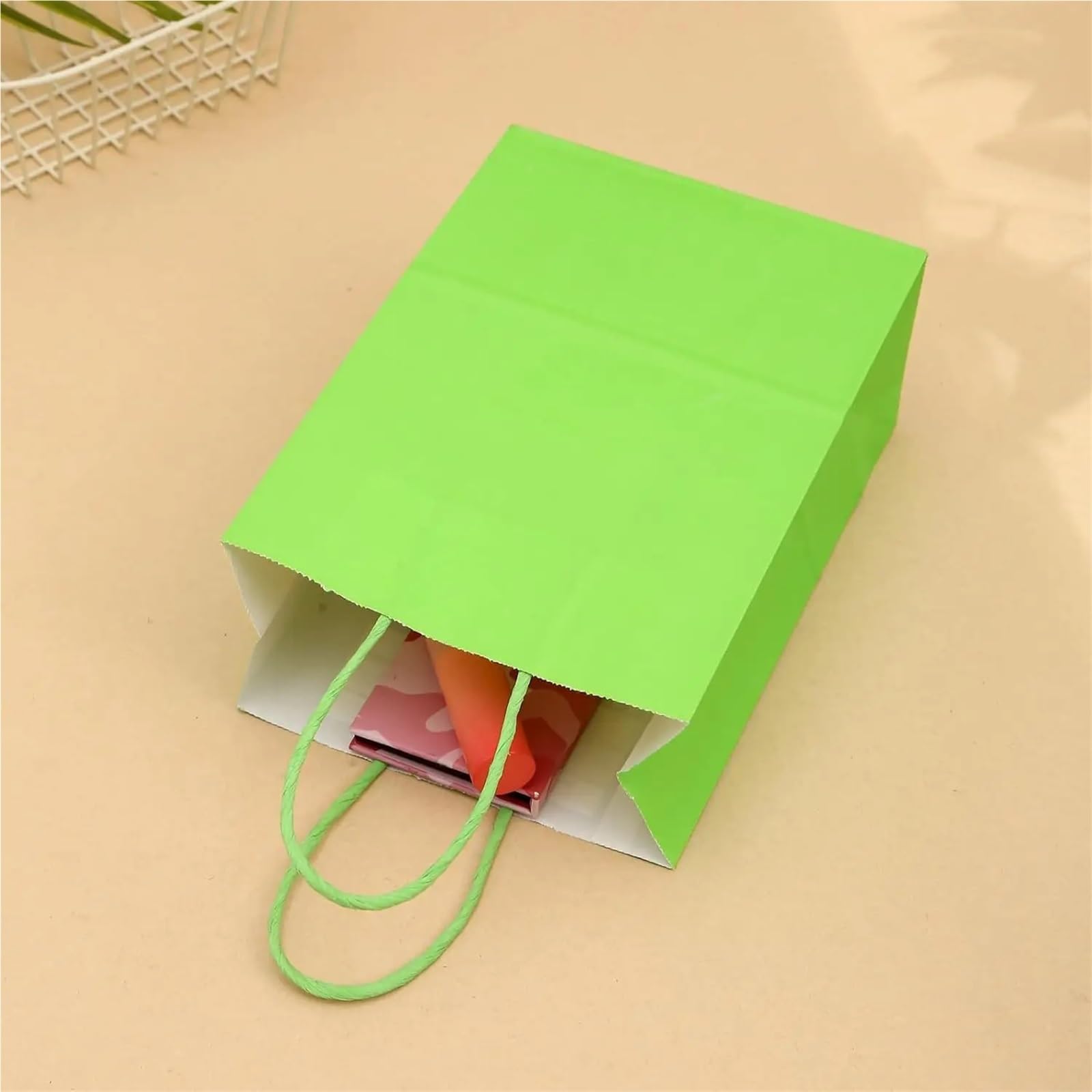 Papiertüten Kleine Geschenktüten aus Kraftpapier
