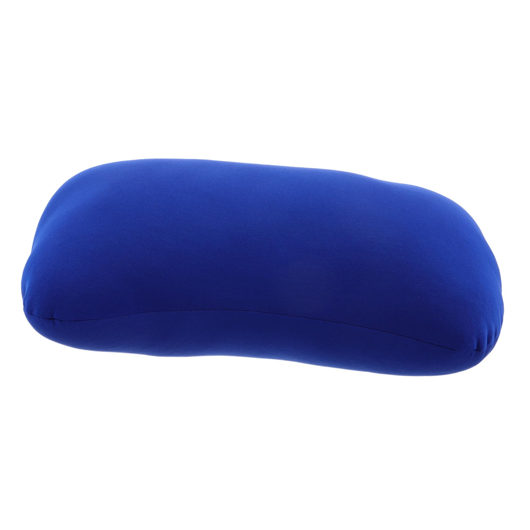 BESTonZON Portable Mini Foam Particle Bone Pillow for Travel Ergonomic Support for Washable Spandex Fabric Cushion for Outdoor Camping and Activities