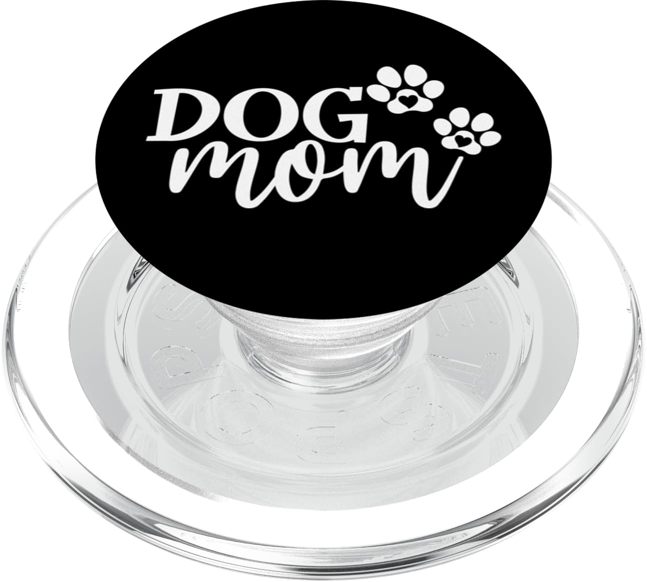 Dog Mom And Paws Dog Pet Lover Women Girls Dog Mama Cute PopSockets PopGrip for MagSafe