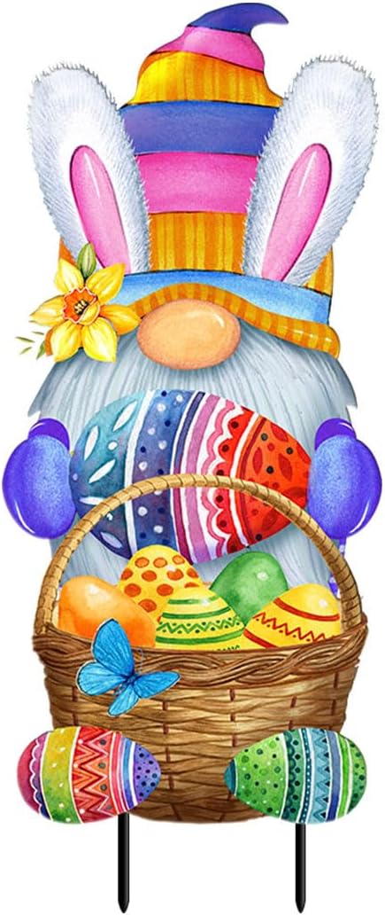 Briarwood Lane Easter Egg Gnome Metal Art