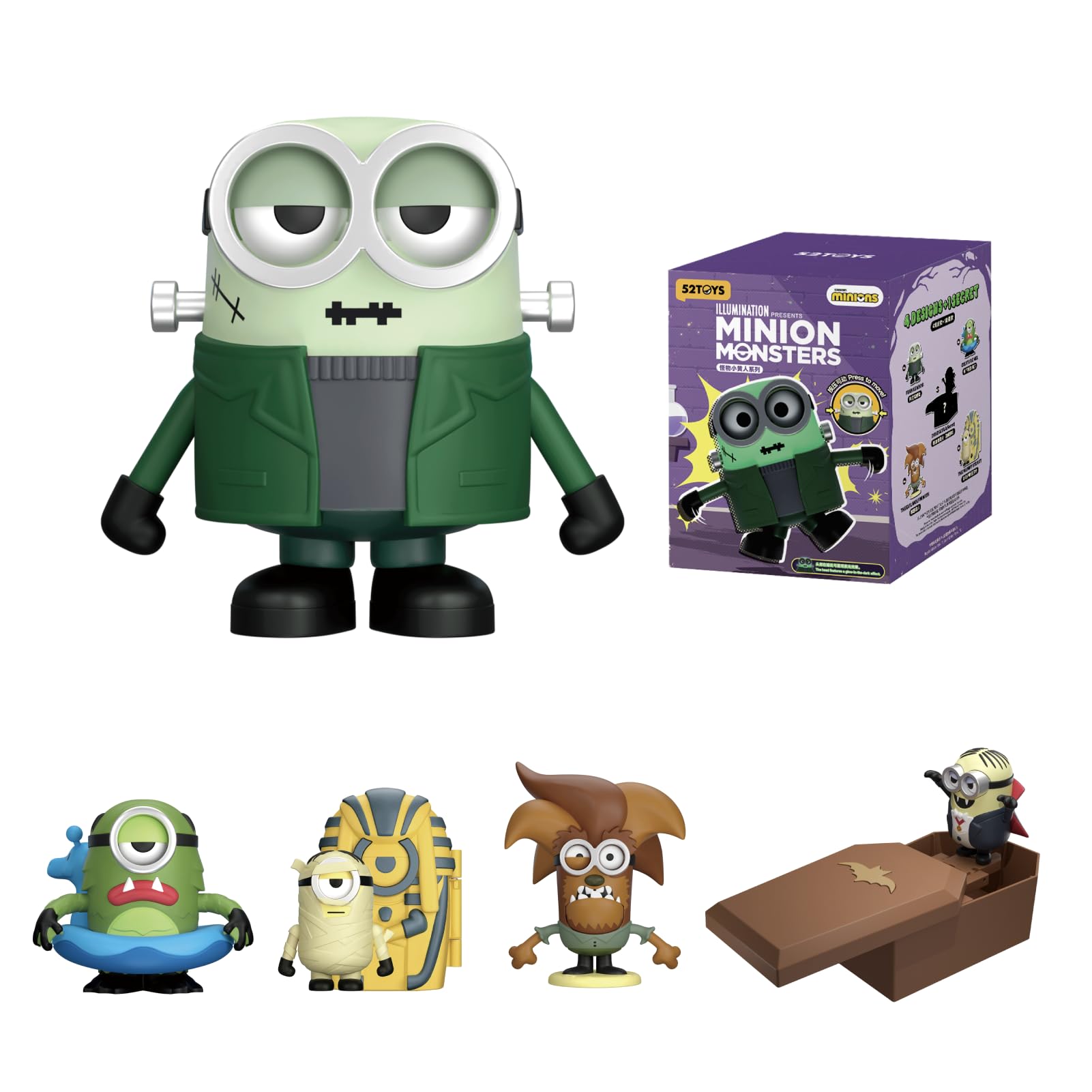 Amazon.com: 52TOYS Minion Monsters Series Blind Box, 1Pc
