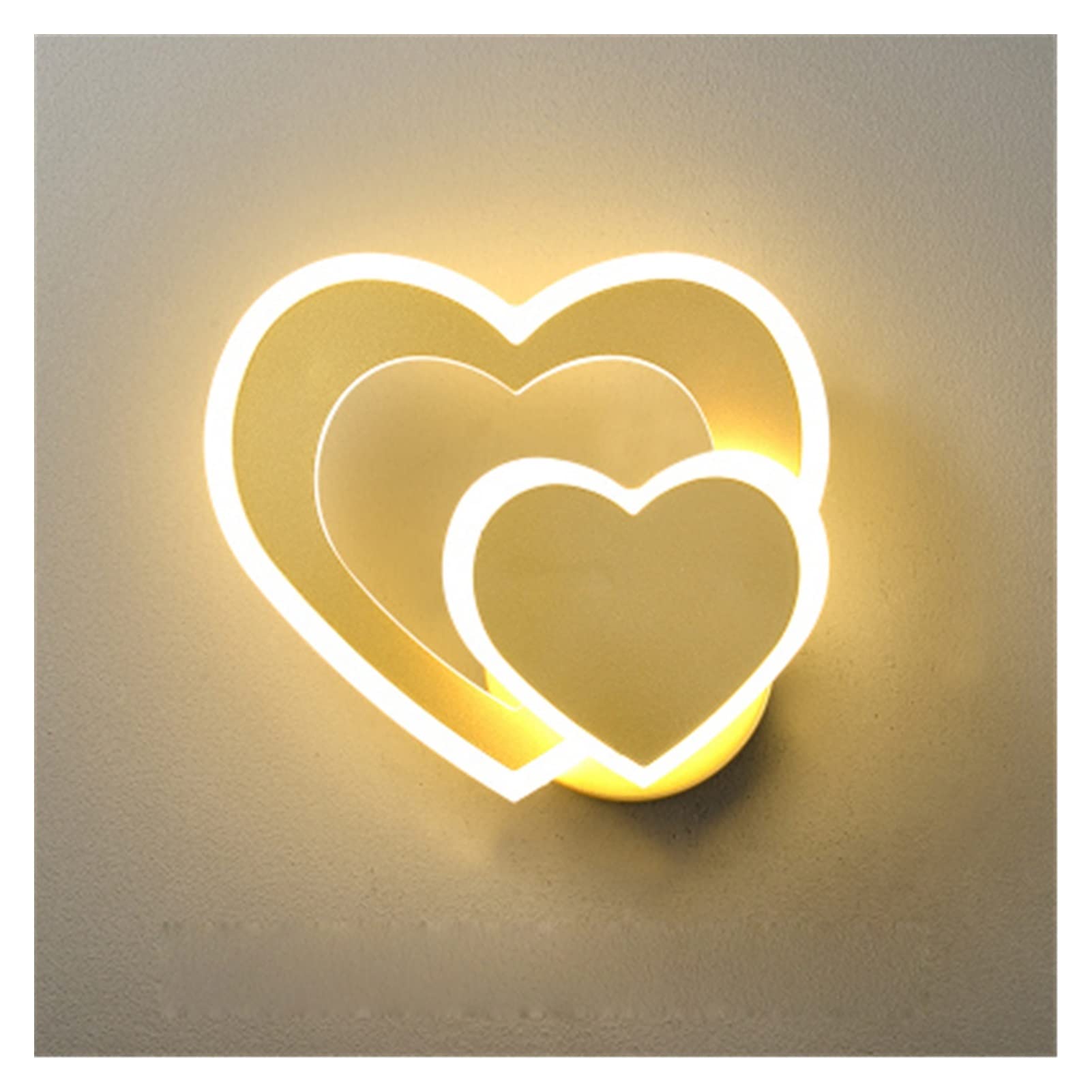 VDOQTLJT Wall lamp Bedroom Sconce Postmodern LED Light Simple Bedside Lamp Living Room Decorations Lamps Staircase Lights Pendant Ceiling Fixtures(A Golden)