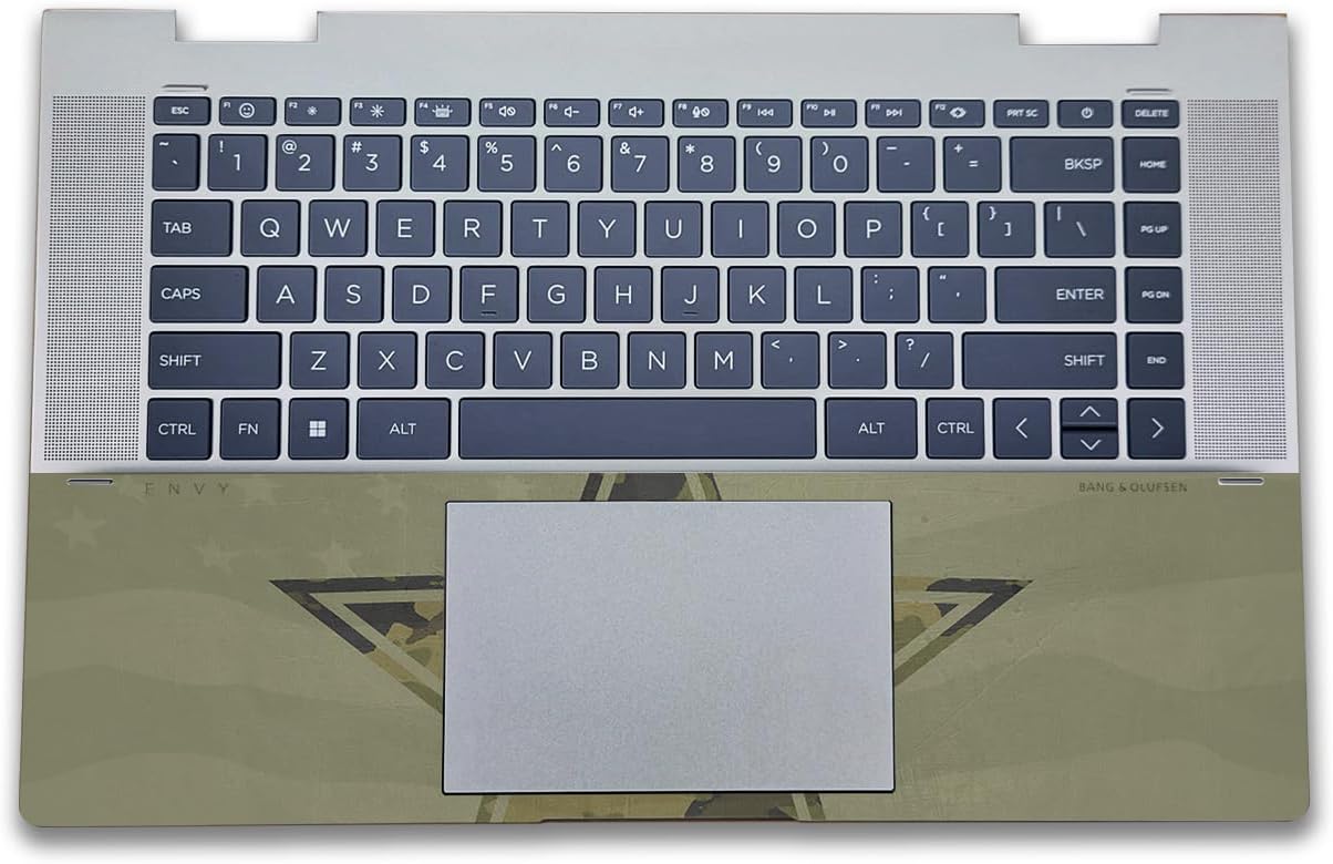 Laptop Skin Compatible with HP Envy x360 15.6” (2023) - Army Star - Premium 3M Vinyl Protective Wrap Decal Cover - Easy to Apply | Crafted in The USA by MightySkins