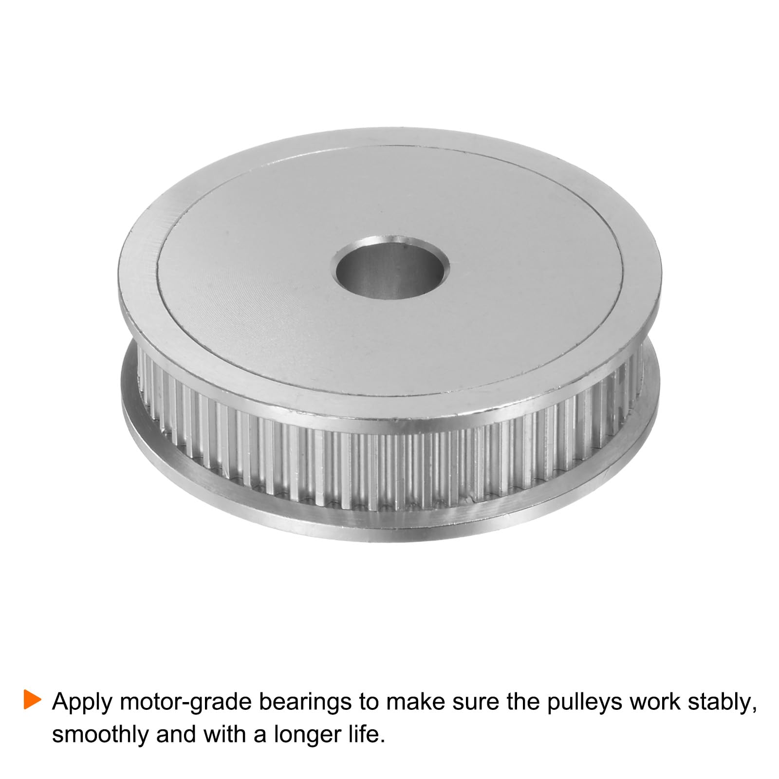 sourcing map 2GT Polea 60 Dientes 8mm 40mm Aluminio Correa Distribución CNC