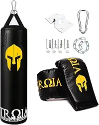 SACO DE PANCADA PROFISSIONAL + LUVA + SUPORTE (120)