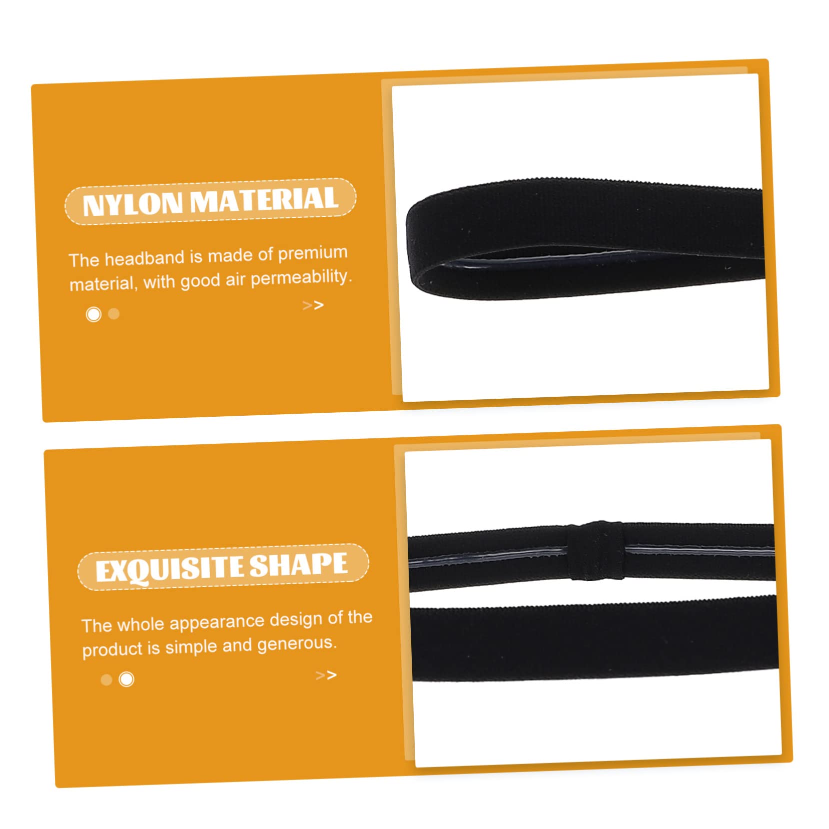 HANABASS fascia sportiva da uomo fasce per da uomo ia da calcio da ia atletica e antisudore per ia da elastica ia per nylon