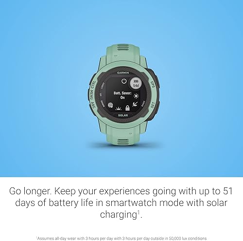 Miniatura 3 de Garmin Instinct 2S Solar, reloj resistente para exteriores de menor tamaño con GPS y con capacidad de carga solar, construido para todos los