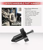 Vista 4 de Paquete de 2 pines de capó 924-5410 Poly para Kenworth T660, T660, T800, W900, T2000, T400, T440, T450, T470, T600A, 2003-2010