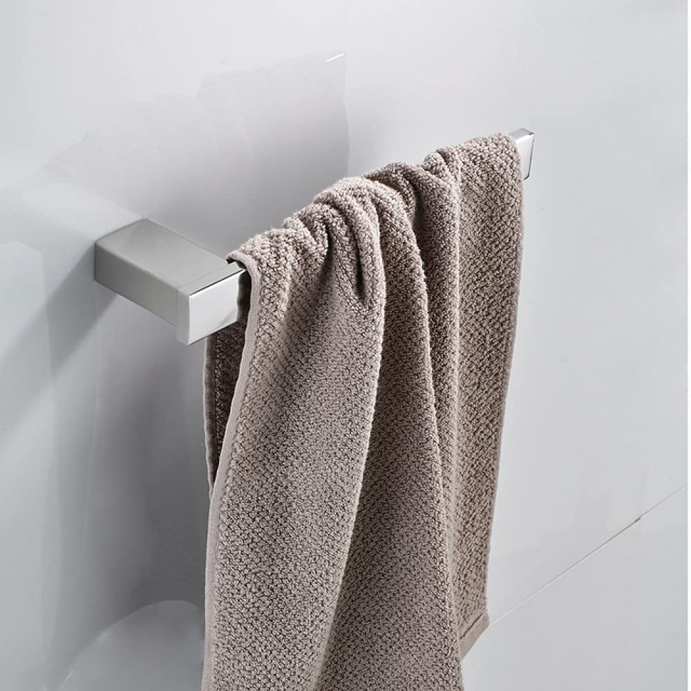 Set de Accesorios de baño, toallero Cromado, Barra, Gancho para Bata, pañuelo para estantería, Soporte para Cepillo de Dientes, Accesorios de baño