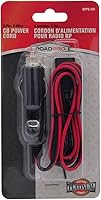 Vista 2 de RoadPro RPPS-220 Platinum Series 12V 3-Pin Plug Fused Replacement CB Power Cord, Black and Red