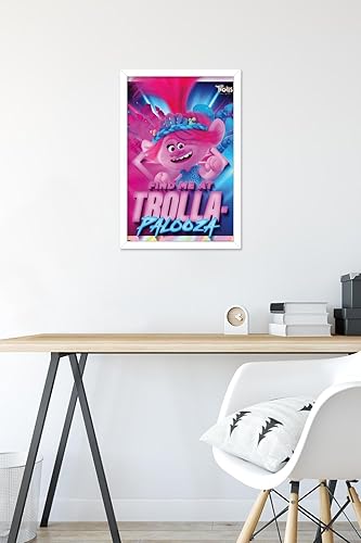 Miniatura 6 de Trends International Trolls Band Together - Póster de pared de amapola, 14.72 x 22.37 pulgadas, versión enmarcada en blanco