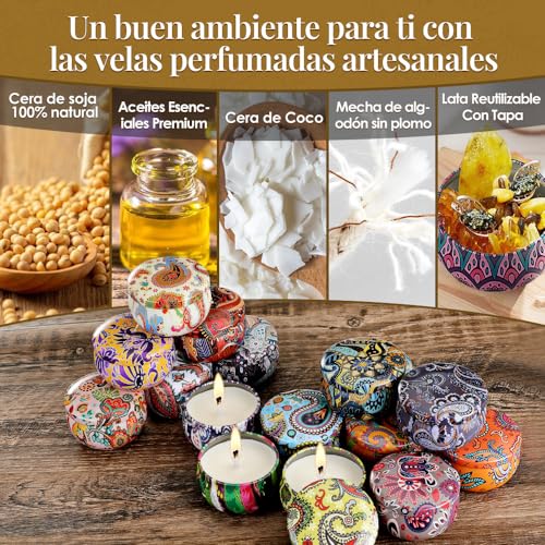 El mejor review de Velas aromáticas temática navideña Top diez. 16 Imagen adicional