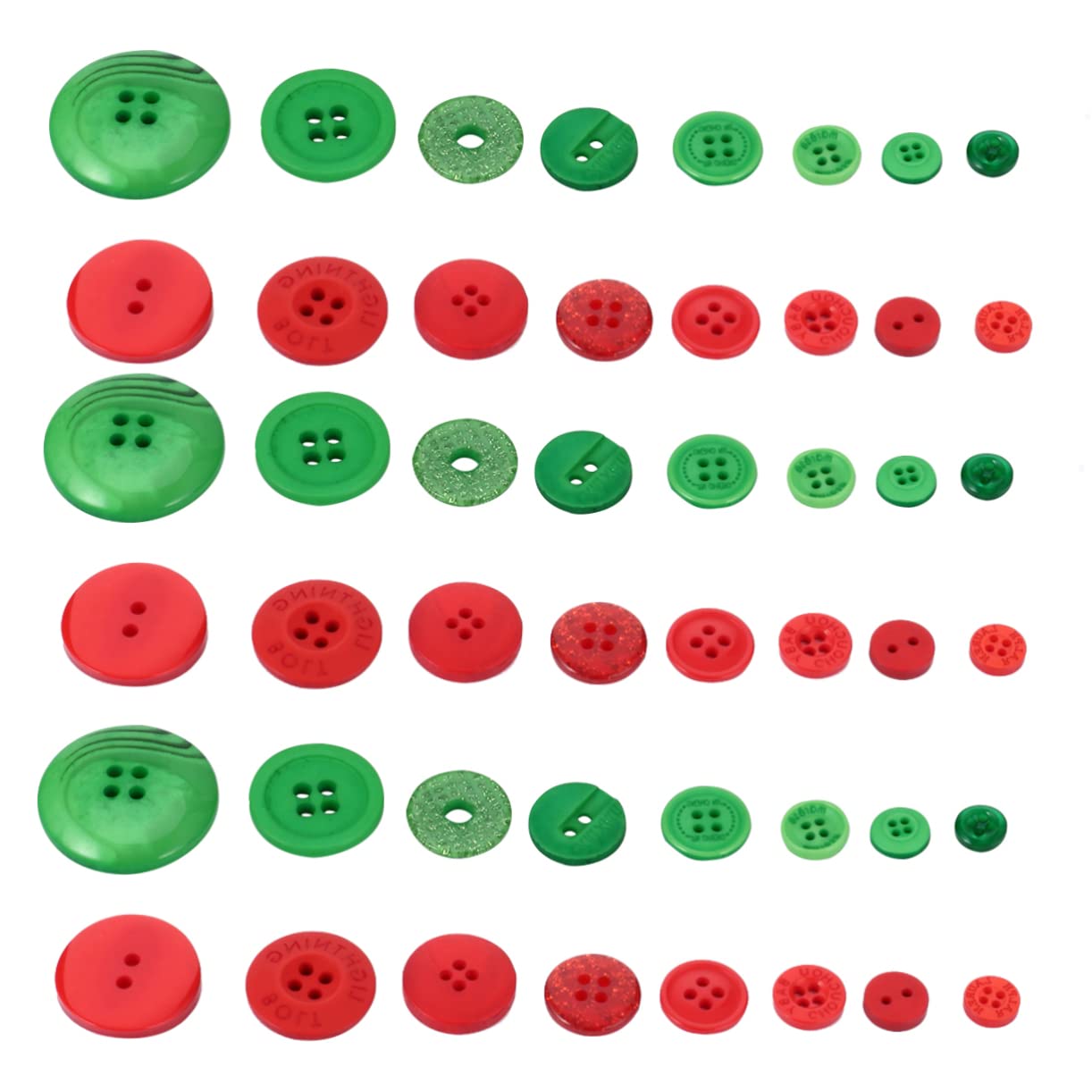 Set di Bottoni da Cucito in Resina Colorati per Abiti 1320 Pezzi