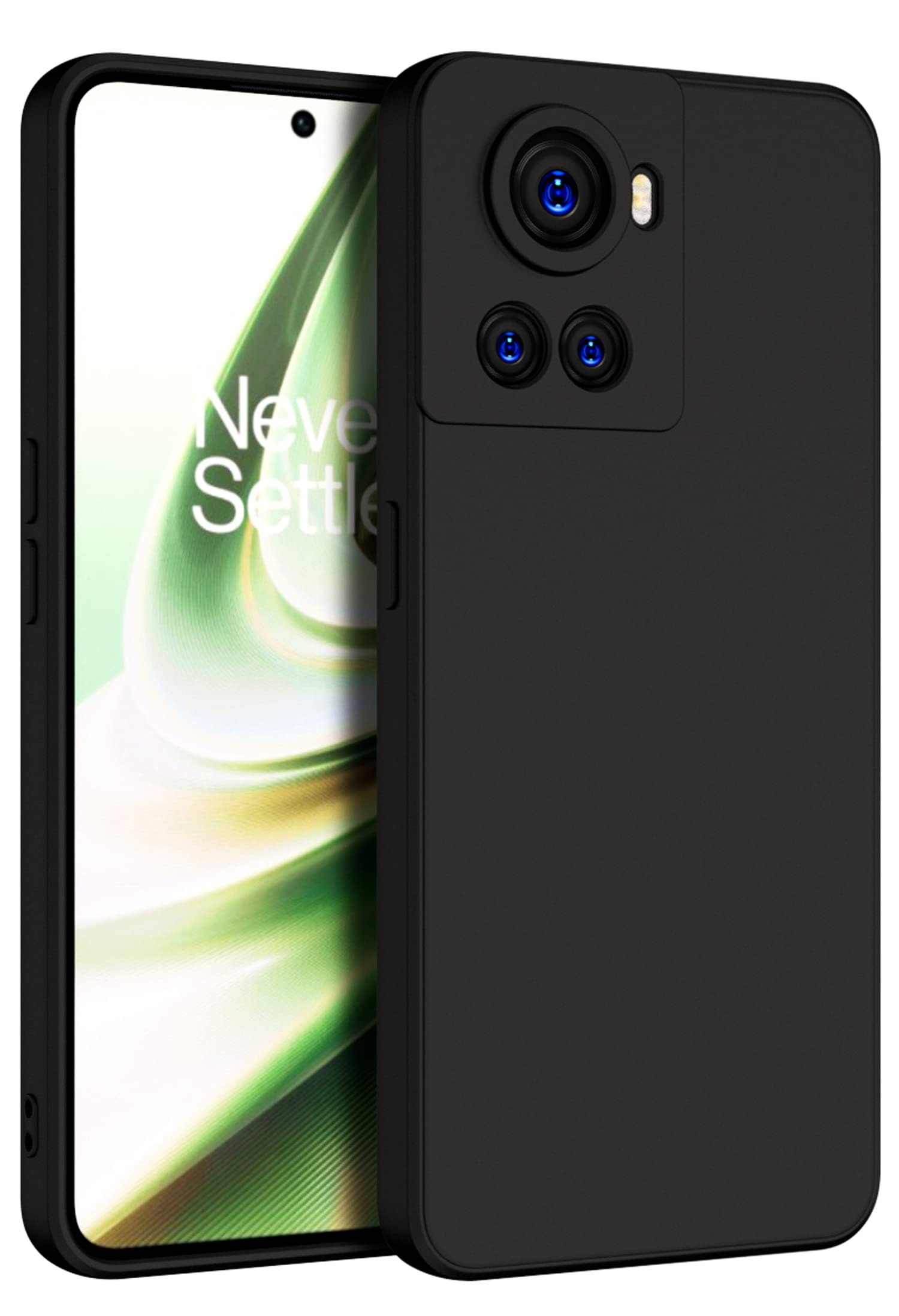 Kapa Matte Lens Protective Shockproof Flexible Back Cover for OnePlus 10R, Slim Silicone with Soft Lining Shockproof Flexible Full Body Bumper Case (Black) (B0B2RJD1S7) Amazon Price History, Amazon Price Tracker