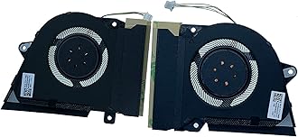 New Replacement CPU and GPU Cooling Fan for Asus Rog Zephyrus G14 GA401I GA401IV 12V Series DFSCK22105182H DFSCK22115181H (CPU + GPU Fans)