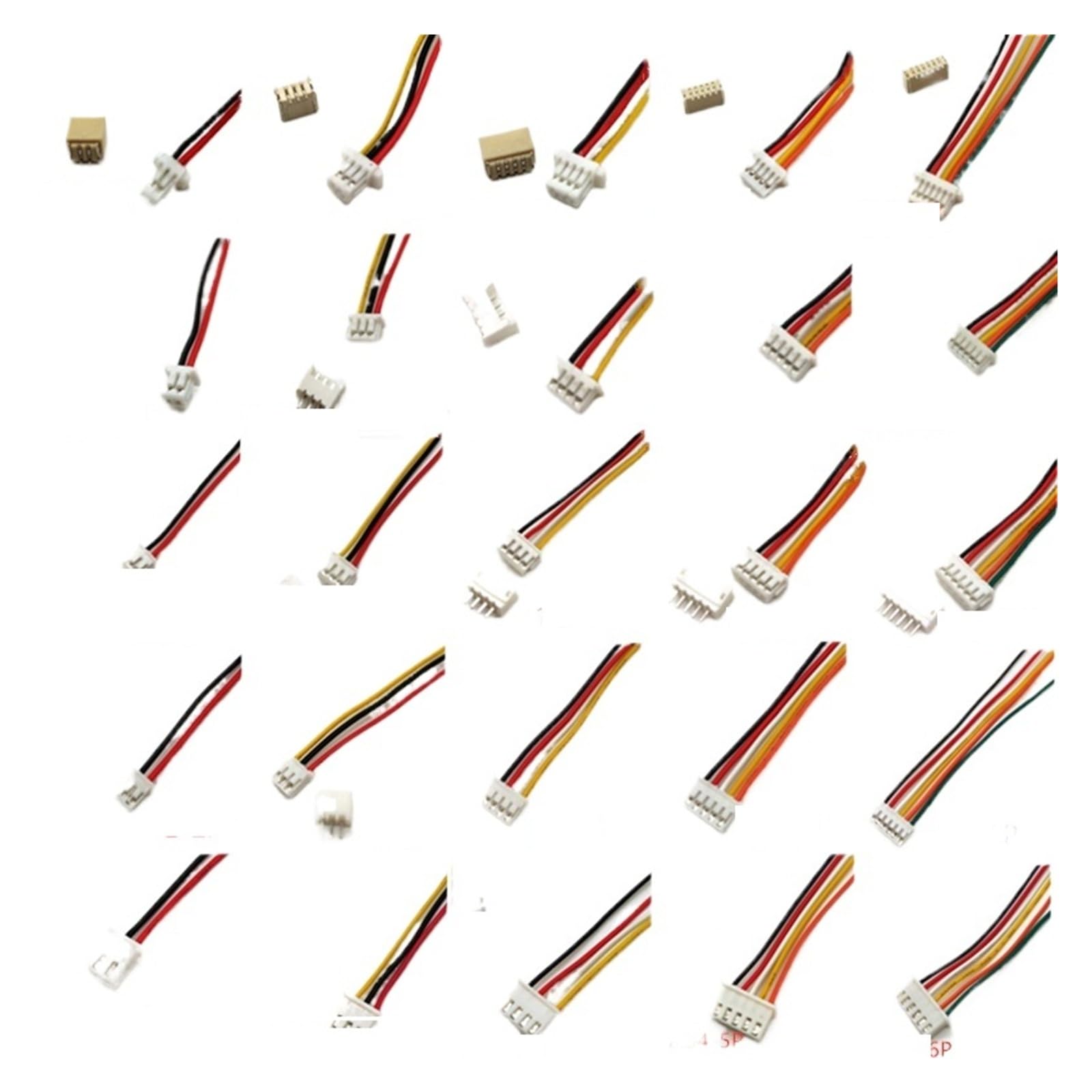 10 Sets SH1.0 JST1.25 ZH1.5 PH2 XH2.54 Stecker + Stecker