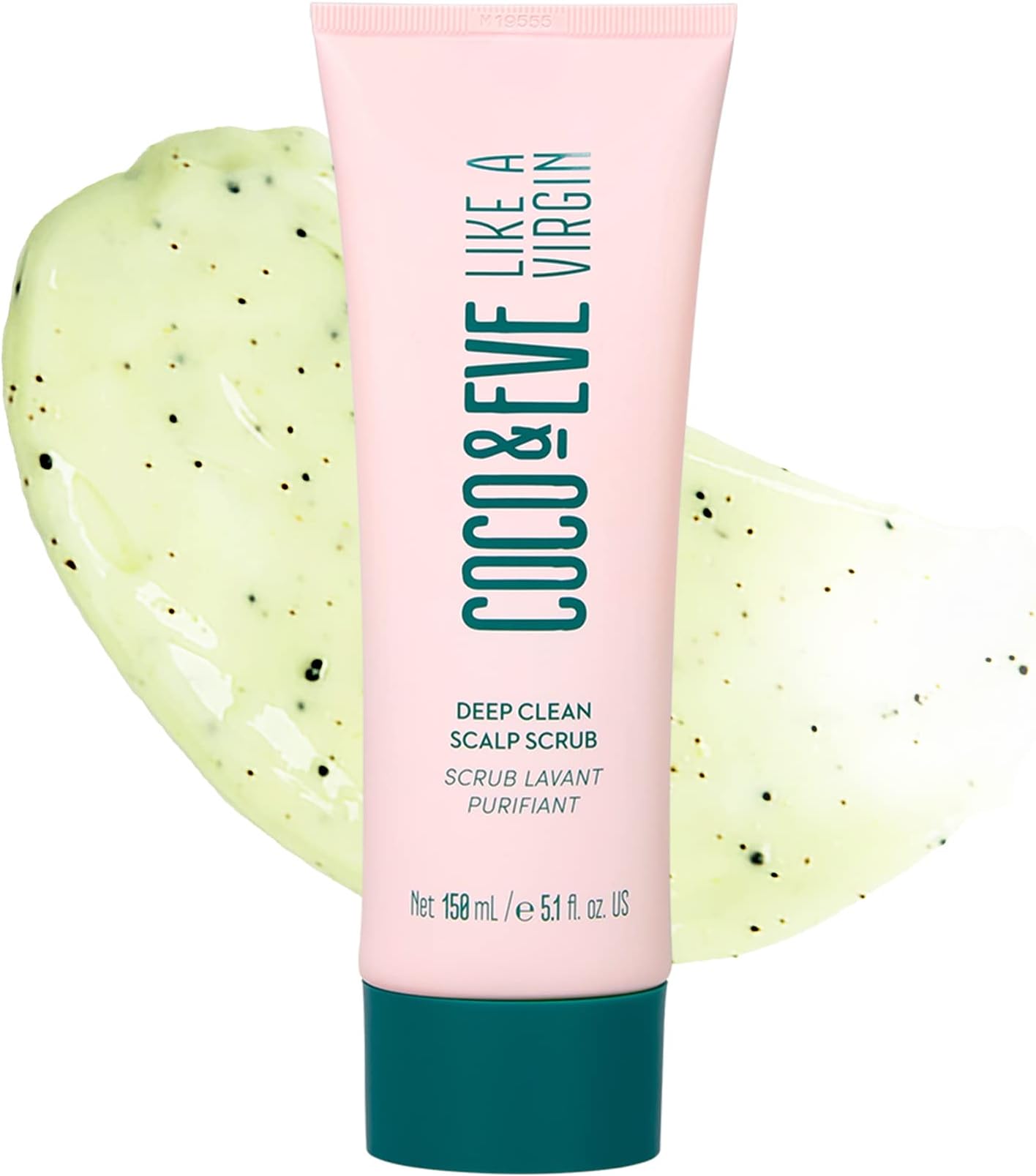 Coco & Eve Like A Virgin Deep Clean Scalp Scrub. Pre Shampoo Scalp Treatment for Dry, Dandruff Prone Skin. Helps Hair Growth. (150ml)