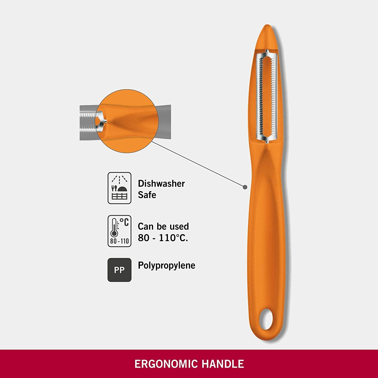 Éplucheur Universel Victorinox - Lame Pendule Extra Tranchante, Double Tranchant, Fabriqué En Suisse