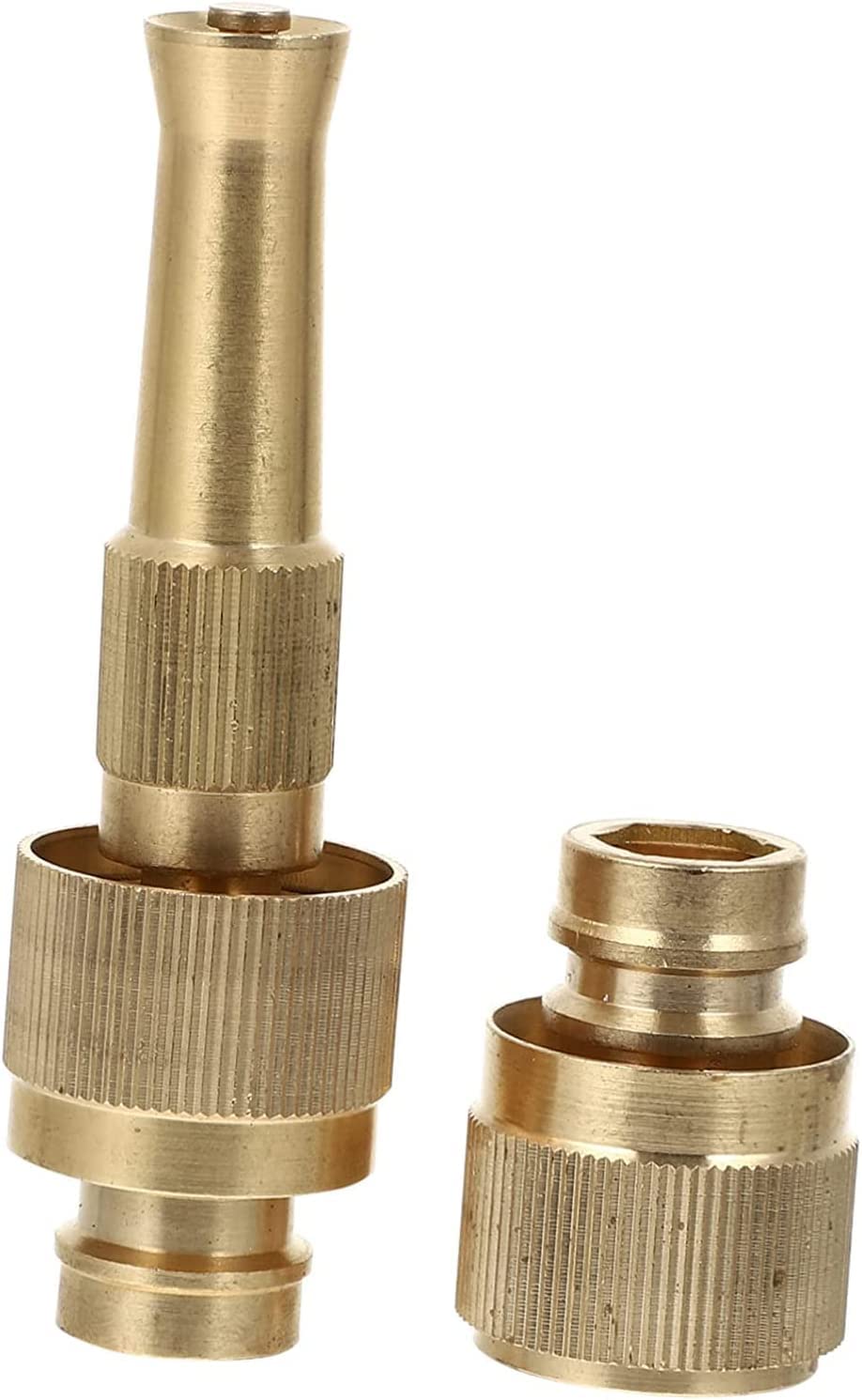 1 Juego de boquilla de manguera de agua para aspersor de latón para exteriores, conector de manguera de agua, boquilla de alta presión, Protector de manguera de cobre, conector de manguera de cobre, b