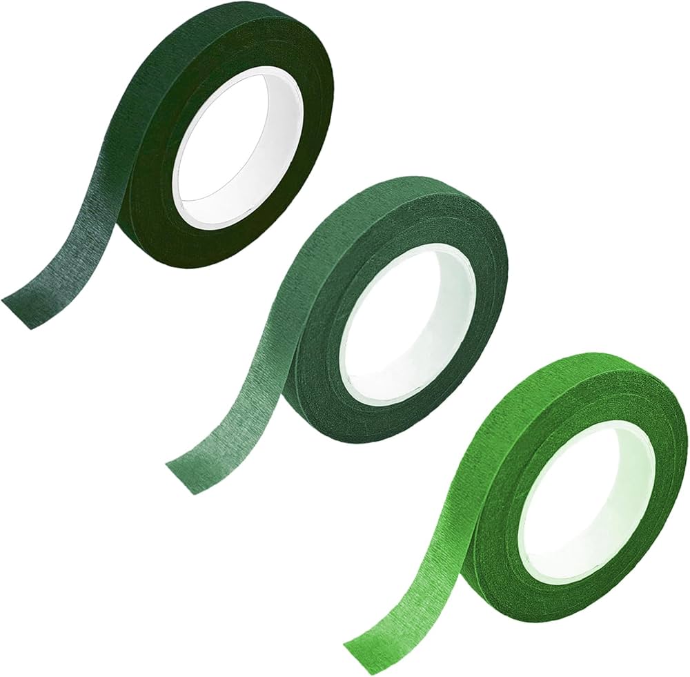 Amazon.co.jp: フローラテープ 3巻入 3種類の緑 造花テープ フラワー Amazon.co.jp: フローラテープ 3巻入 3種類の緑 造花テープ フラワー