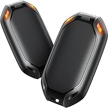 Hand Warmer, Rechargeable Magnetic Hand Warmer, 2 in 1.6000 mAh Portable Hand Warmer, Reusable Hand Warmer with LCD Display, for Outdoor, Fishing, Golf, Camping, Warm Gifts