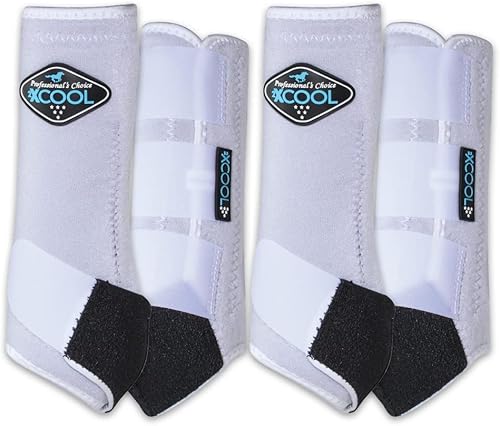 Professional's Choice 2XCOOL Botas deportivas para caballos medicinales, diseño protector y transpirable para máxima comodidad y durabilidad en