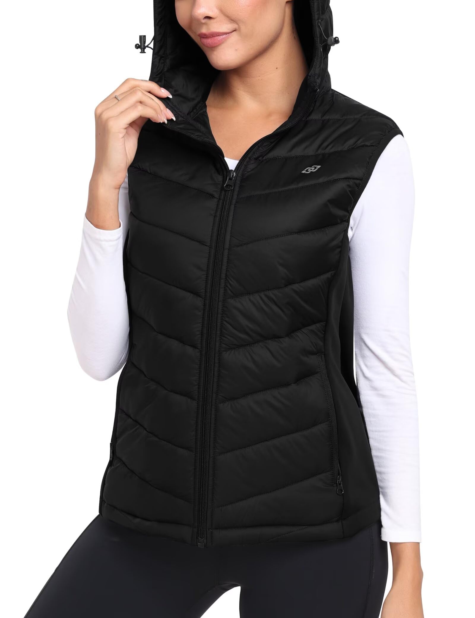MoFiz Steppweste Damen Daunenweste Ärmellos Übergangsjacke für Outdoor