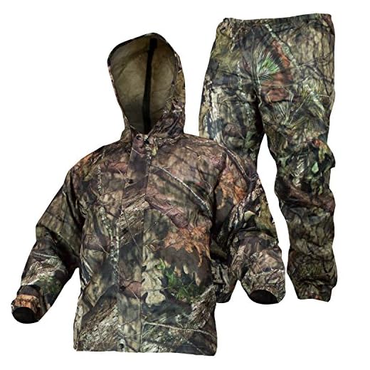 Compass 360 SportTek Adjustable Hood Lightweight Waterproof Rain Suit with Storage Bag for Men